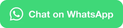 Grüner WhatsApp-Button mit weißem Logo und Text „Chat on WhatsApp“ für Kontaktaufnahme.